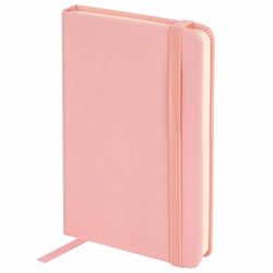 Скетчбук, слоновая кость 140 г/м2 90х140 мм, 80 л., КОЖЗАМ, резинка, BRAUBERG ART CLASSIC, пастель розовый, 116874 - фото 14960648