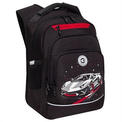 Рюкзак GRIZZLY школьный, анатомическая спинка, 2 отделения, для мальчиков, "YOUR ROUTE", 25х40х22 см, RB-550-1/2 - фото 14960691