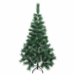 Ель новогодняя искусственная "Пушистая" 150 см, с инеем и шишками, зеленая, ЗОЛОТАЯ СКАЗКА, 592044 - фото 14961852