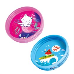 Надувной бассейн детский, 76х20 см, 46 л, от 1 года, АССОРТИ, 2 вида, PLAYMARKET - фото 14968268