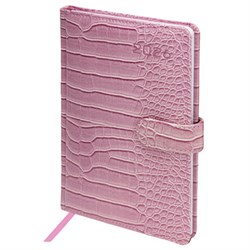 Еженедельник датированный 2026 А5 145х215 мм, BRAUBERG "Party", под кожу, коралловый, 117178 - фото 14988623