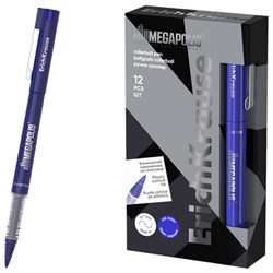 Ручка-роллер ERICH KRAUSE "Megapolis", СИНЯЯ, линия 0,7 мм, 63153 - фото 15013681