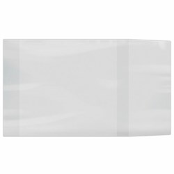 Обложка ПВХ для учебников МАЛОГО ФОРМАТА, ПЛОТНАЯ, 110 мкм, 232х450 мм, универсальная, прозрачная, 15.13 - фото 15013683