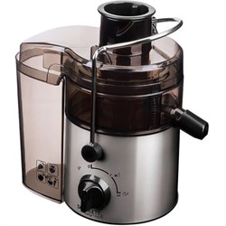 Соковыжималка SCARLETT SC-JE50S18, 800 Вт, стакан 0,6 л, емкость для жмыха 1 л, пластик, сталь/черный - фото 15015259