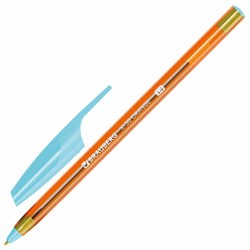 Ручка шариковая BRAUBERG X-30 ORANGE, СИНЯЯ, мягкое письмо, пишущий узел 1 мм, линия письма 0,5 мм, 144333 - фото 15023108