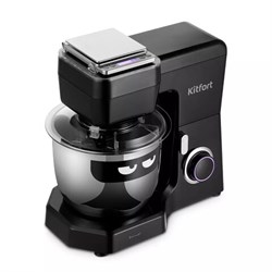 Миксер планетарный KITFORT KT-3434, 1300 Вт, 10 скоростей, 3 насадки, чаша 4,5 л, кухонные весы, черный, КТ-3434 - фото 15036499