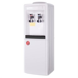 Кулер для воды AQUA WORK 0.8-LDR, напольный, НАГРЕВ/ЭЛЕКТРОННОЕ ОХЛАЖДЕНИЕ, 2 крана, белый, 27930 - фото 15036517