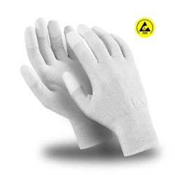 Перчатки Manipula Specialist® Микростатик (ESD) (нейл.+полиур.+медн.), MG-163 - фото 15052387