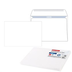 Конверты С4 (229х324 мм), клеевой слой, внутренняя запечатка, 90 г/м2, КОМПЛЕКТ 50 шт., BRAUBERG, 112176 - фото 15054104