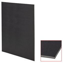Пенокартон матовый, 70х100 см, толщина 5 мм, черный, BRAUBERG, 112480 - фото 15054136