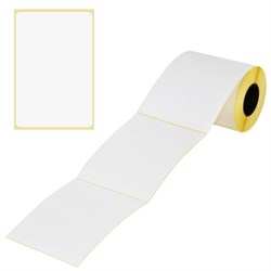 Этикетки термотрансферные, ПОЛУГЛЯНЕЦ, 100х150 мм, 250 этикеток в ролике, 115612 - фото 15054253