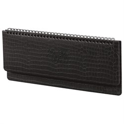 Планинг датированный 2026 305х140 мм BRAUBERG "Comodo", под кожу, черный, 117223 - фото 15054367