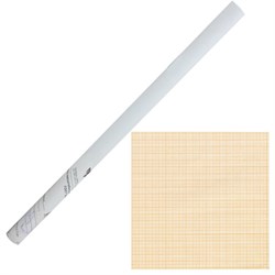 Бумага масштабно-координатная (миллиметровая), рулон 878 мм х 10 м, оранжевая, 65 г/м2, STAFF, 122811 - фото 15054488