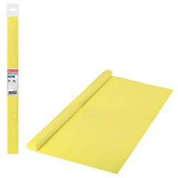 Бумага гофрированная/креповая, 32 г/м2, 50х250 см, желтая, в рулоне, BRAUBERG, 126529 - фото 15054577