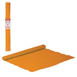 Бумага гофрированная/креповая, 110 г/м2, 50х250 см, оранжевая, ОСТРОВ СОКРОВИЩ, 129149 - фото 15054649