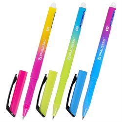 Ручка стираемая гелевая BRAUBERG "Grade", СИНЯЯ, soft-touch, узел 0,7 мм, линия письма 0,5 мм, 144208 - фото 15054811