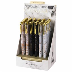 Ручка шариковая BRUNO VISCONTI "Carrara", СИНЯЯ, корпус ассорти, линия 0,36 мм, 20-0204/61 - фото 15054824