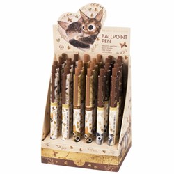 Ручка шариковая автоматическая BRUNO VISCONTI ArtClick, СИНЯЯ, "Love me", линия 0,38 мм, 20-0374/03 - фото 15054825