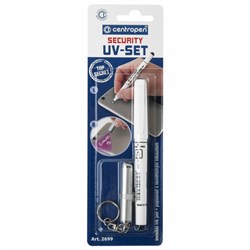 Маркер перманентный ультрафиолетовый CENTROPEN "Security UV", фонарик, 0,6-1 мм, 2699, 6 2699 0201 - фото 15054866