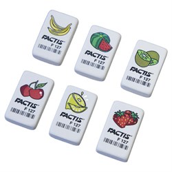 Ластик FACTIS F 127 (Испания), 40х24х10 мм, ассорти, прямоугольный, мягкий, CNFF127 - фото 15055391