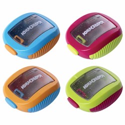 Точилка ЮНЛАНДИЯ "Звездолет Юнландика", с контейнером, пластиковая, корпус ассорти, 228471 - фото 15055409