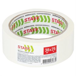 Клейкая лента малярная креппированная 38 мм x 25 м, STAFF, 229059 - фото 15055442