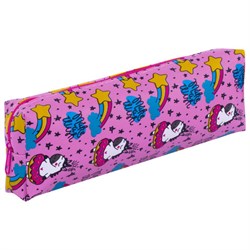 Пенал-косметичка ПИФАГОР, мягкий, "UNICORN", прямоугольный, 20х7х4 см, 229265 - фото 15055455