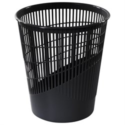 Корзина для бумаг, 11 л, сетчатая, черная, BRAUBERG, 230441 - фото 15055482