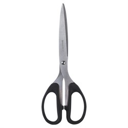 Ножницы BRAUBERG "Classic", 210 мм, чёрные, классической формы, 2-х сторонняя заточка, 230935 - фото 15055488