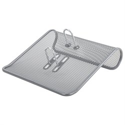 Подставка для календаря большая BRAUBERG "Germanium", металлическая, 57х200х200 мм, серебристая, 231973 - фото 15055531