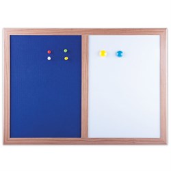 Доска комбинированная: магнитно-маркерная, текстильная для объявлений А3, 342х484 мм, BRAUBERG, 231995 - фото 15055537