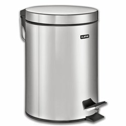 Ведро мусорное с педалью 20 литров "Classic", ЗЕРКАЛЬНОЕ, нержавеющая сталь, со съемным внутренним ведром, LAIMA, 232262 - фото 15055541
