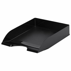 Лоток горизонтальный для бумаг BRAUBERG ORIGINAL, 315х250х60 мм, черный, 238104 - фото 15055755