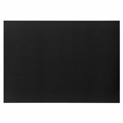 Доска меловая 50х70 см, немагнитная, без рамки, ПВХ, ЧЕРНАЯ, BRAUBERG, 238317 - фото 15055809