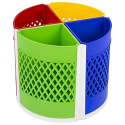 Подставка-органайзер STAFF "Octet", 4-8 отделений (трансформер), вращающаяся, разноцветная, 238322 - фото 15055813