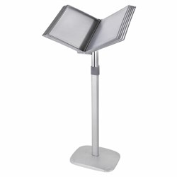 Демосистема напольная на 10 панелей, серые панели А4, регулируемая высота, STAFF, 238334 - фото 15055818