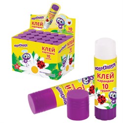 Клей-карандаш ЮНЛАНДИЯ "ЮНЛАНДИК И БОЖЬЯ КОРОВКА", 10 г, улучшенный, 271137 - фото 15055899