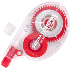 Корректирующая лента ЭКСТРА ОФИСМАГ, 5 мм х 8 м, прозрачный корпус, блистер, 272663 - фото 15056027