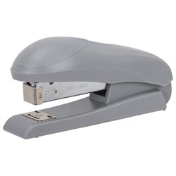 Степлер №24/6, №26/6 BRAUBERG "UNIVERSAL", до 30 листов, на 100 скоб, серый, 272717 - фото 15056037