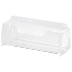 Подставка для визиток настольная BRAUBERG, 95х40 мм, 1 карман глубиной 32 мм, 290420 - фото 15056195