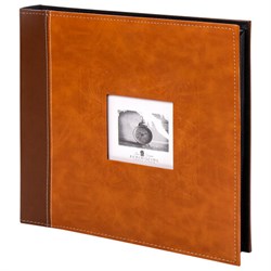 Фотоальбом BRAUBERG "Camel" на 500 фото 10х15 см, под гладкую кожу, коричневый, 391178 - фото 15057687