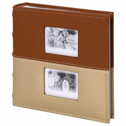 Фотоальбом BRAUBERG "Mirror" на 200 фото 10х15 см, под кожу, бумажные страницы, бокс, 391184 - фото 15057689