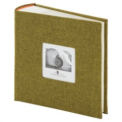 Фотоальбом BRAUBERG на 300 фото 10х15 см, ткань, хаки, 391188 - фото 15057692