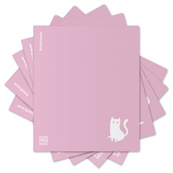 Тетрадь обложка пластик, А5, 48 л., скоба, клетка, ERICH KRAUSE, "Brave cats" (микс в спайке), 61955 - фото 15057831