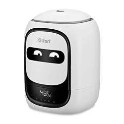 Увлажнитель воздуха KITFORT КТ-2878, объем бака 4,8 л, 25 Вт, арома-контейнер, гигрометр, белый - фото 15058215