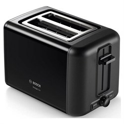 Тостер BOSCH TAT3P423, 970 Вт, 2 тоста, 5 режимов, металл, черный - фото 15058236
