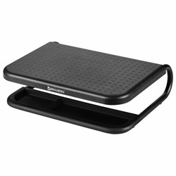 Подставка для монитора, ноутбука 380х295х110 мм, металлическое основание, черная, BRAUBERG, 513790 - фото 15058336