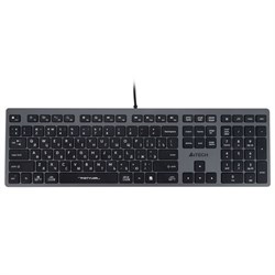 Клавиатура проводная A4TECH Fstyler FX50, USB, 109 кнопок, серая, 1624628 - фото 15058353