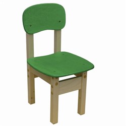 Стул детский "Яблочко-2", рост 2 (115-130 см), фанера/дерево, зеленый - фото 15058408