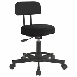 Стул кресло оператора РС12, без подлокотников, кожзам, черное, РС01.00.12-201- - фото 15058517